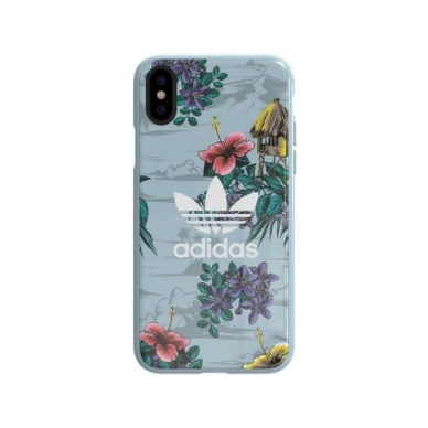 Originalus Adidas dėklas OR SnapCase Floral iPhone X/Xs 32139 Pilkas CJ8322 1