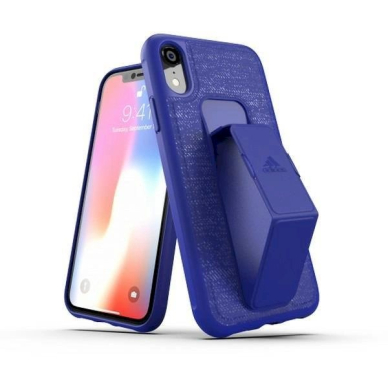 Originalus Adidas dėklas SP Grip Case iPhone Xr Mėlynas 4