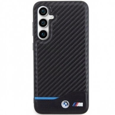 Originalus BMW dėklas BMHCS23FE22NBCK S23 FE S711 Juodas/Juodas Leather Carbon 2