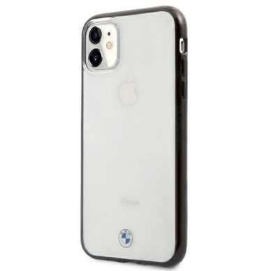 Originalus dėklas BMW BMHCN61PCUMRBK iPhone 11 6,1" / Xr Permatomas hardcase Signature Collection 1