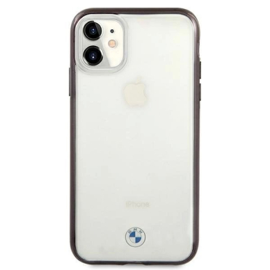 Originalus dėklas BMW BMHCN61PCUMRBK iPhone 11 6,1" / Xr Permatomas hardcase Signature Collection 2