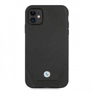 Originalus dėklas BMW BMHCN61RSWPK iPhone 11 6,1" / Xr  Juodas hardcase Leather Perforate 2