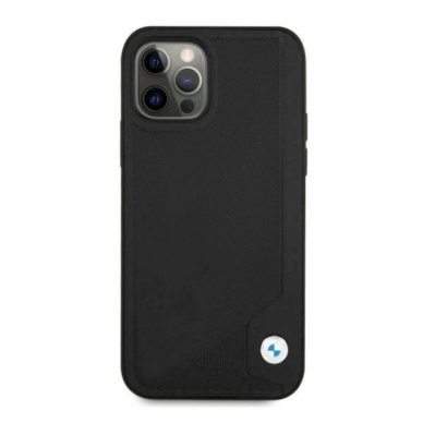 Originalus dėklas BMW BMHCP12LRCDPK iPhone 12 Pro Max 6,7"  Juodas hardcase Leather Deboss 2