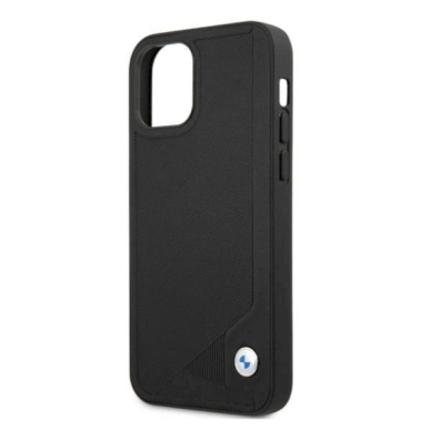 Originalus dėklas BMW BMHCP12MRCDPK iPhone 12/12 Pro 6,1"  Juodas hardcase Leather Deboss 5