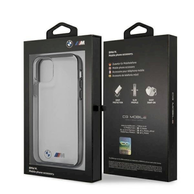 Originalus dėklas BMW BMHCP12SMBTOK iPhone 12 mini 5,4" Permatomas hardcase Sandblast 7