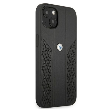 Originalus dėklas BMW BMHCP13SRSPPK iPhone 13 mini 5,4"  Juodas hardcase Leather Curve Perforate 3