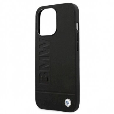 Originalus dėklas BMW BMHCP13XSLLBK iPhone 13 Pro Max 6,7"  Juodas hardcase Signature Logo Imprint 5