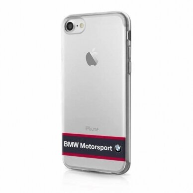 Originalus dėklas BMW hardcase BMHCP7TRHNA iPhone 7 /8/SE 2020 / SE 2022 Permatomas navy