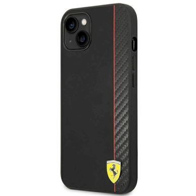 Originalus dėklas Ferrari FEHCP14MAXBK iPhone 14 Plus 6.7  Juodas hardcase Carbon 1