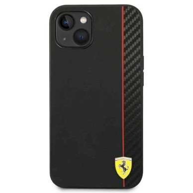 Originalus dėklas Ferrari FEHCP14MAXBK iPhone 14 Plus 6.7  Juodas hardcase Carbon 2