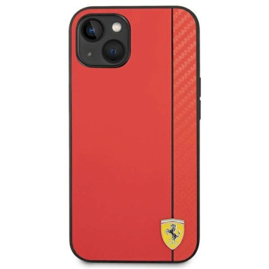 Originalus dėklas Ferrari FEHCP14MAXRE iPhone 14 Plus 6.7  Raudonas hardcase Carbon 2