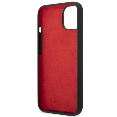 Originalus dėklas Ferrari FEHCP14MSIBBK iPhone 14 Plus 6.7  Juodas hardcase Silicone Metal Logo 6