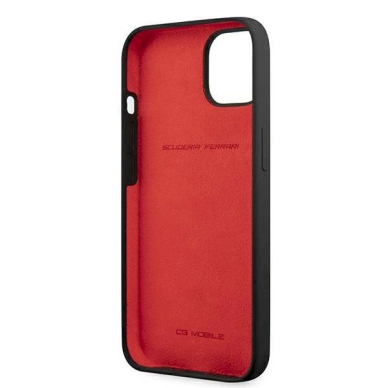 Originalus dėklas Ferrari FESSIHCP13MBK iPhone 13 6.1  Juodas hardcase Silicone 6