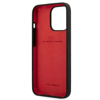 Originalus dėklas Ferrari FESSIHCP13XBK iPhone 13 Pro Max 6.7  Juodas hardcase Silicone 6