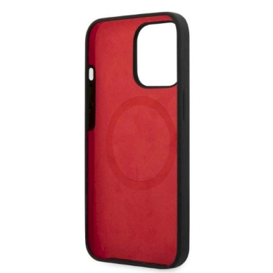 Originalus dėklas Ferrari FESSIHMP13LBK iPhone 13 Pro / 13 6.1  Juodas hardcase Silicone MagSafe 6