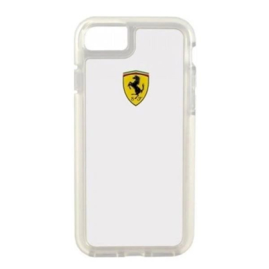 Originalus dėklas Ferrari Hardcase FEGLHCP7TR iPhone 7/8 SE 2020 / SE 2022 Permatomas Shockproof