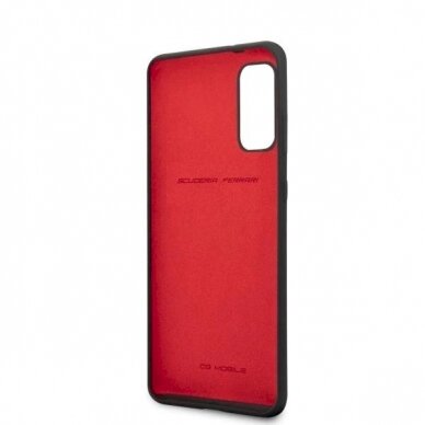 Originalus dėklas Ferrari Hardcase FESSIHCS62BK S20 G980 Juodas Silicone 5