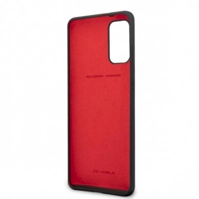 Originalus dėklas Ferrari Hardcase FESSIHCS67BK S20+ G985 Juodas Silicone 5