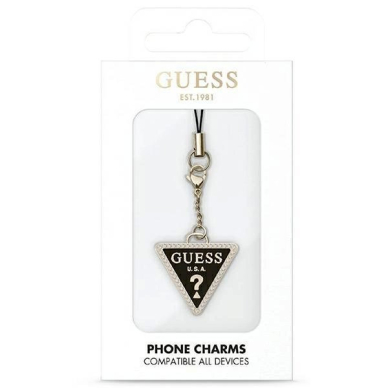 Originalus dėklas Guess Dėklas pendant GUCPMTDCK Phone Apyrankė Triangle Diamond Charm su Rhinestones 1