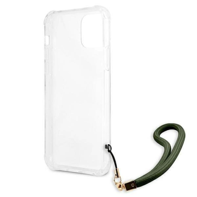 Originalus dėklas Guess GUHCP12LKSARKA iPhone 12 Pro Max 6.7  žalias/khaki hardcase Camo Collection 6