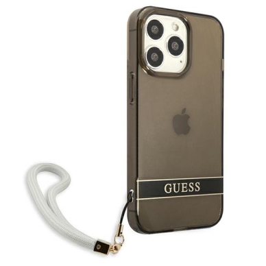 Originalus dėklas Guess GUHCP13LHTSGSK iPhone 13 Pro juodas 6