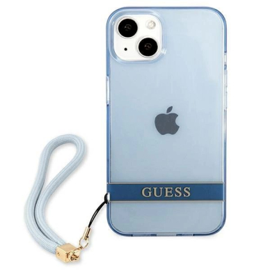 Originalus dėklas Guess GUHCP13SHTSGSB iPhone 13 mini 5,4 Mėlynas / Mėlynas hardcase Translucent Stap 2