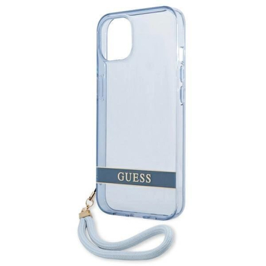 Originalus dėklas Guess GUHCP13SHTSGSB iPhone 13 mini 5,4 Mėlynas / Mėlynas hardcase Translucent Stap 5