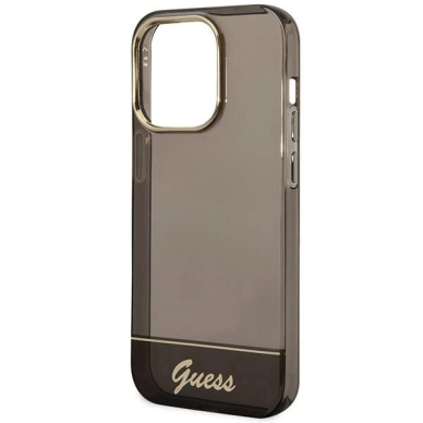 Originalus dėklas Guess GUHCP14LHGCOK iPhone 14 Pro 6.1 Juodas hardcase Translucent 5