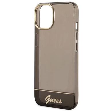 Originalus dėklas Guess GUHCP14MHGCOK iPhone 14 Plus 6.7 Juodas hardcase Translucent 5