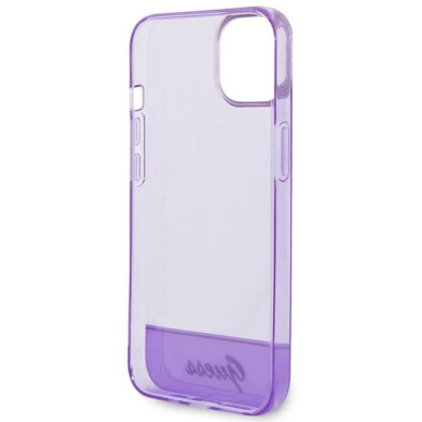 Originalus dėklas Guess GUHCP14MHGCOU iPhone 14 Plus 6.7 violetinis hardcase Translucent 6