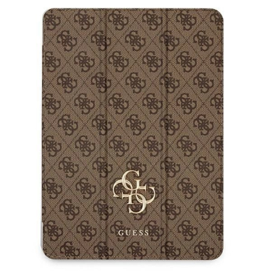 Originalus dėklas Guess GUIC11G4GFBR iPad 11  2021 Book Cover Rudas/Rudas 4G Collection