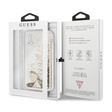 Originalus dėklas Guess GUOHCPXGLHFLGO iPhone X / Xs Auksinis 6