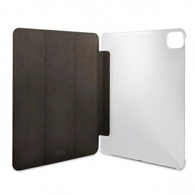 Originalus dėklas Karl Lagerfeld KLFC11OKMK iPad 11" Pro 2021 Book Cover  Juodas Saffiano Karl Iconic 2