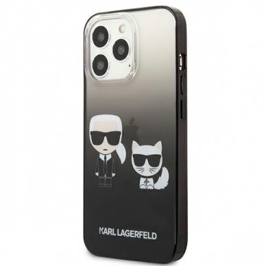 Originalus dėklas Karl Lagerfeld KLHCP13LTGKCK iPhone 13 Pro juodas 2