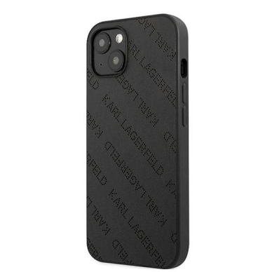 Originalus dėklas Karl Lagerfeld KLHCP13SPTLK iPhone 13 mini 5,4 hardcase Juodas Perforated Allover 1