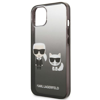 Originalus dėklas Karl Lagerfeld KLHCP13STGKCK iPhone 13 mini juodas 10