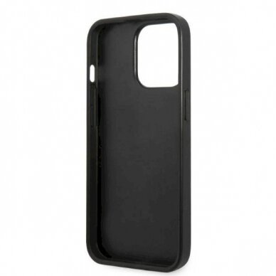 Originalus dėklas Karl Lagerfeld KLHCP13XMNMP1K iPhone 13 Pro Max 6,7" hardcase  Juodas Monogram Plaque 6