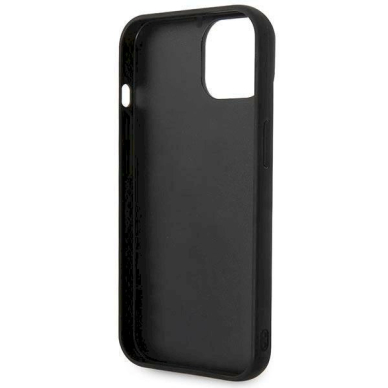 Originalus dėklas Karl Lagerfeld KLHCP14MPSQPK iPhone 14 Plus 6,7" hardcase  Juodas Puffy Ikonik Pin 6