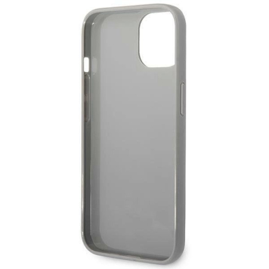 Originalus dėklas Karl Lagerfeld KLHCP14SLGMMSV3 iPhone 14 6.1 hardcase Sidabrinis Monogram Iridescent 6