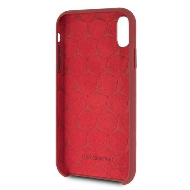 Originalus dėklas Mercedes MEHCI61SILRE iPhone Xr Raudonas hardcase Silicone Line 3