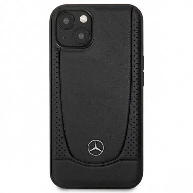 Originalus dėklas Mercedes MEHCP14MARMBK iPhone 14 Plus 6.7 Juodas hardcase Leather Urban 2