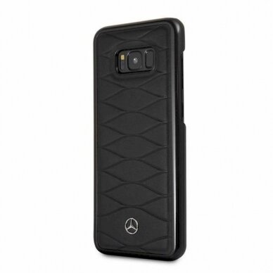 Originalus dėklas Mercedes Pattern Line case skirta Samsung Galaxy S8 Plus - Juodas