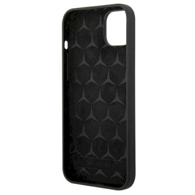 Originalus dėklas Mercedes Silicone Line case skirta iPhone 14 Plus - Juodas 3