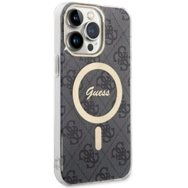 Originalus Guess dėklas 4G MagSafe case for iPhone 14 Pro Max - Juodas 2