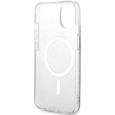 Originalus Guess dėklas IML 4G MagSafe case for iPhone 15 - Juodas 5