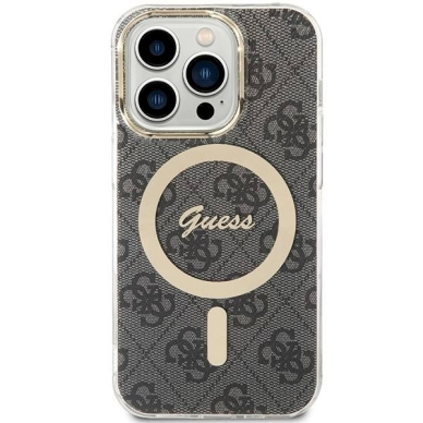 Originalus Guess dėklas IML 4G MagSafe case for iPhone 15 Pro - Juodas 1