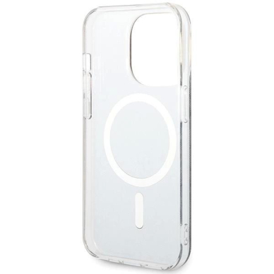 Originalus Guess dėklas IML 4G MagSafe case for iPhone 15 Pro - Juodas 5