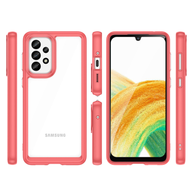 Dėklas Outer Space Case Samsung Galaxy A33 5G raudonais kraštais 1