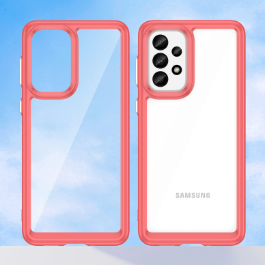 Dėklas Outer Space Case Samsung Galaxy A33 5G raudonais kraštais 7