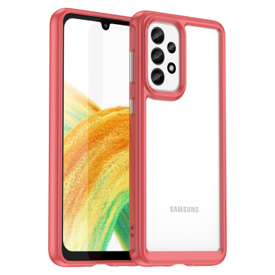 Dėklas Outer Space Case Samsung Galaxy A33 5G raudonais kraštais